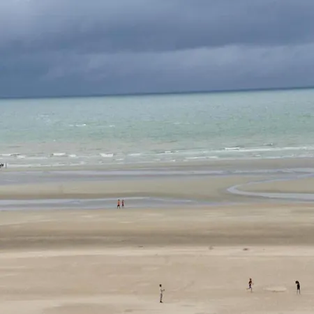 On Belgian Coast With Sea View